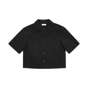 Amomento Pocket Half Shirts Black