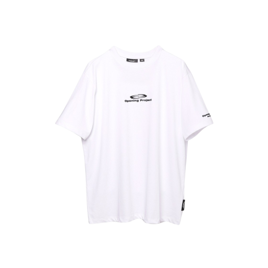 【OPENING PROJECT】 Embroidery Logo T Shirt - White Embroidery Logo T Shirt - White - OPENING PROJECT