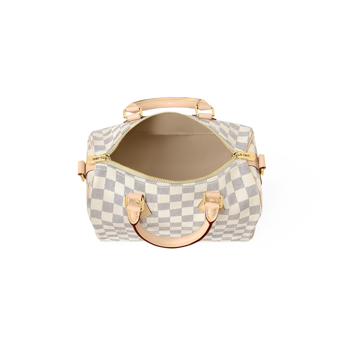 N40608 Louis Vuitton Speedy Bandouliere 25 Damier Azur Canvas Damier Azur - #3