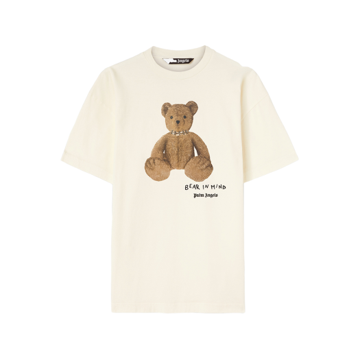 P6TMAB190 PALM ANGELS Bear In Mind T-Shirt Off White