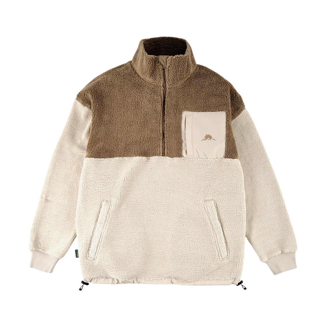 마젠타 스케이트보드 MTN 쉐르파 하이넥 다크/라이트 베이지(Magenta Skateboards Mtn Sherpa Highneck Dark/Light Beige)