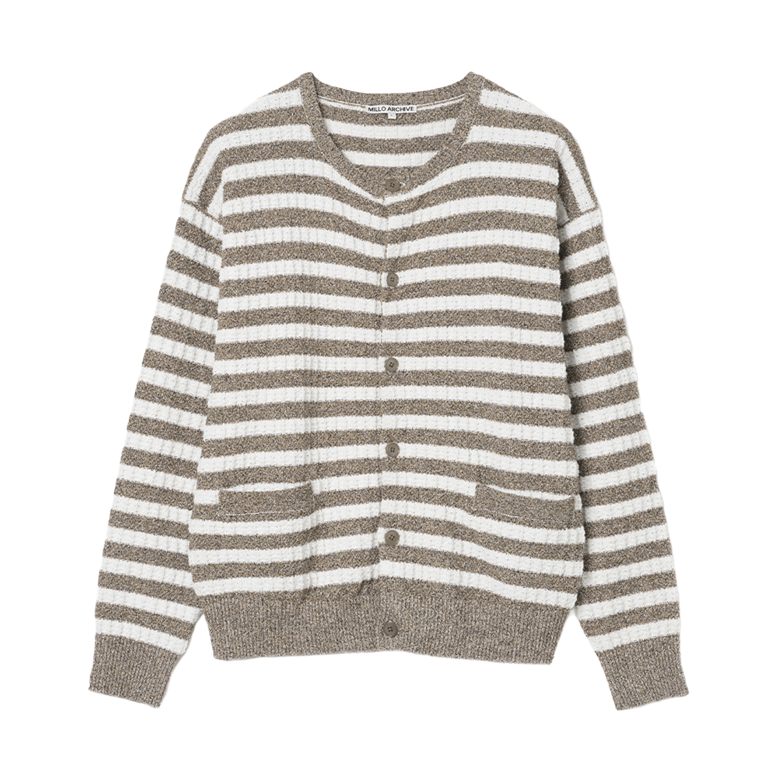 밀로 아카이브 시스템 라인 가디건 코코아