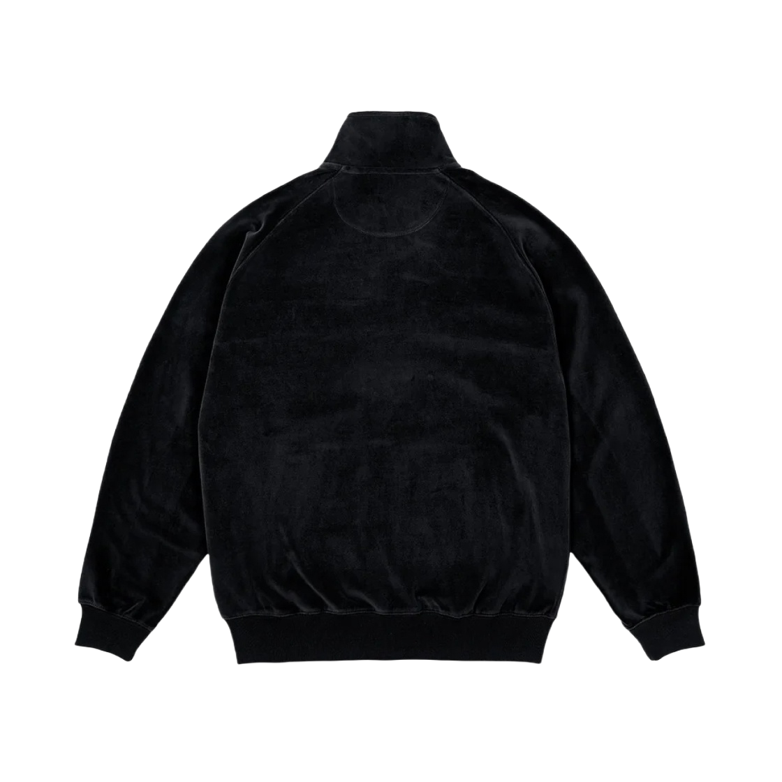 PALACE 25SPRING PATCHWORK ZIP KNIT BLACK