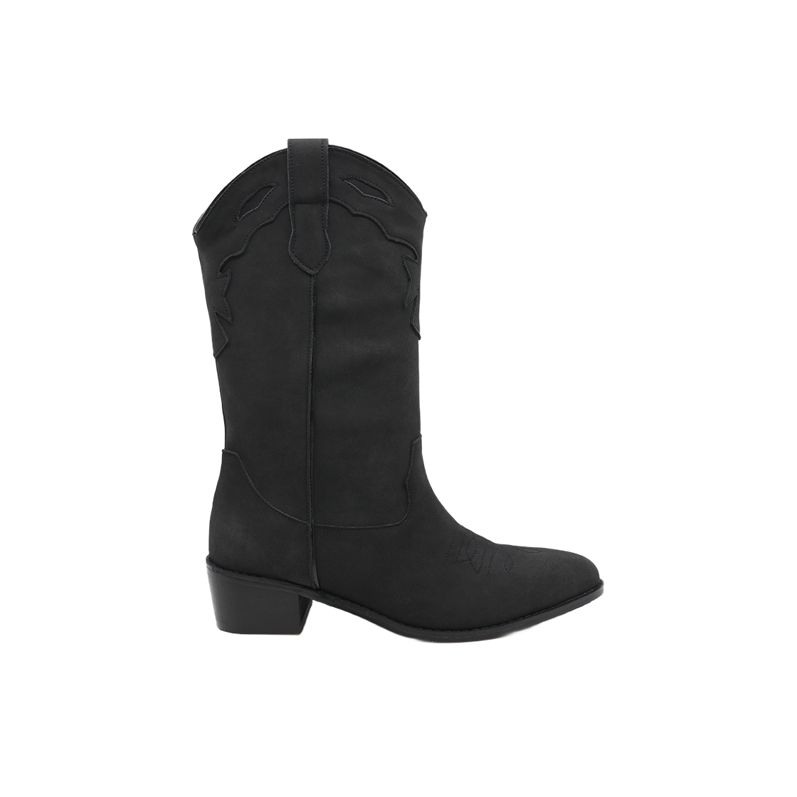 무드나잇 녹스 웨스턴부츠 블랙 누벅