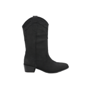 Moodnight Knox Western Boots Black Nubuck