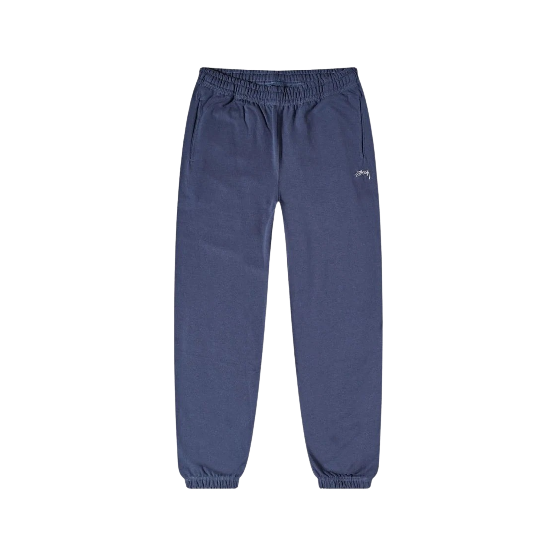 KM4APALST176NY Stussy Overdyed Smooth Stock Logo Pants Navy