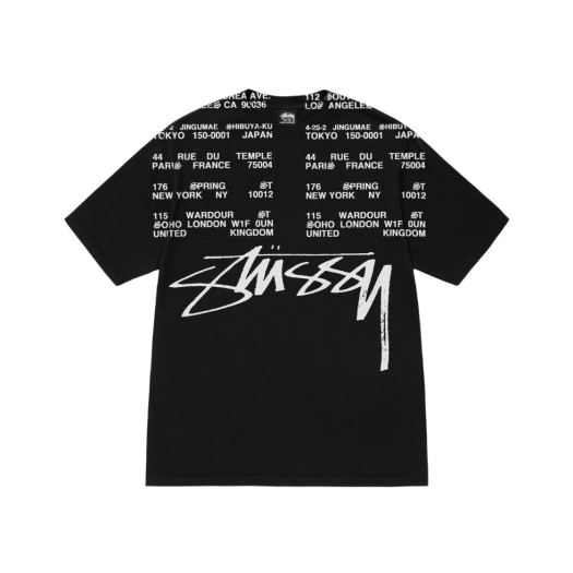 스투시 데이비드 카슨 다이노 티셔츠 블랙 | Stussy | KREAM