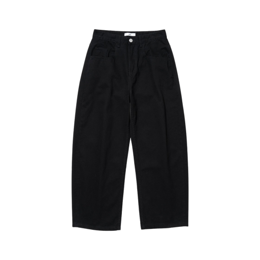 ML163BK Millo Archive Reflect Curved Pants Black