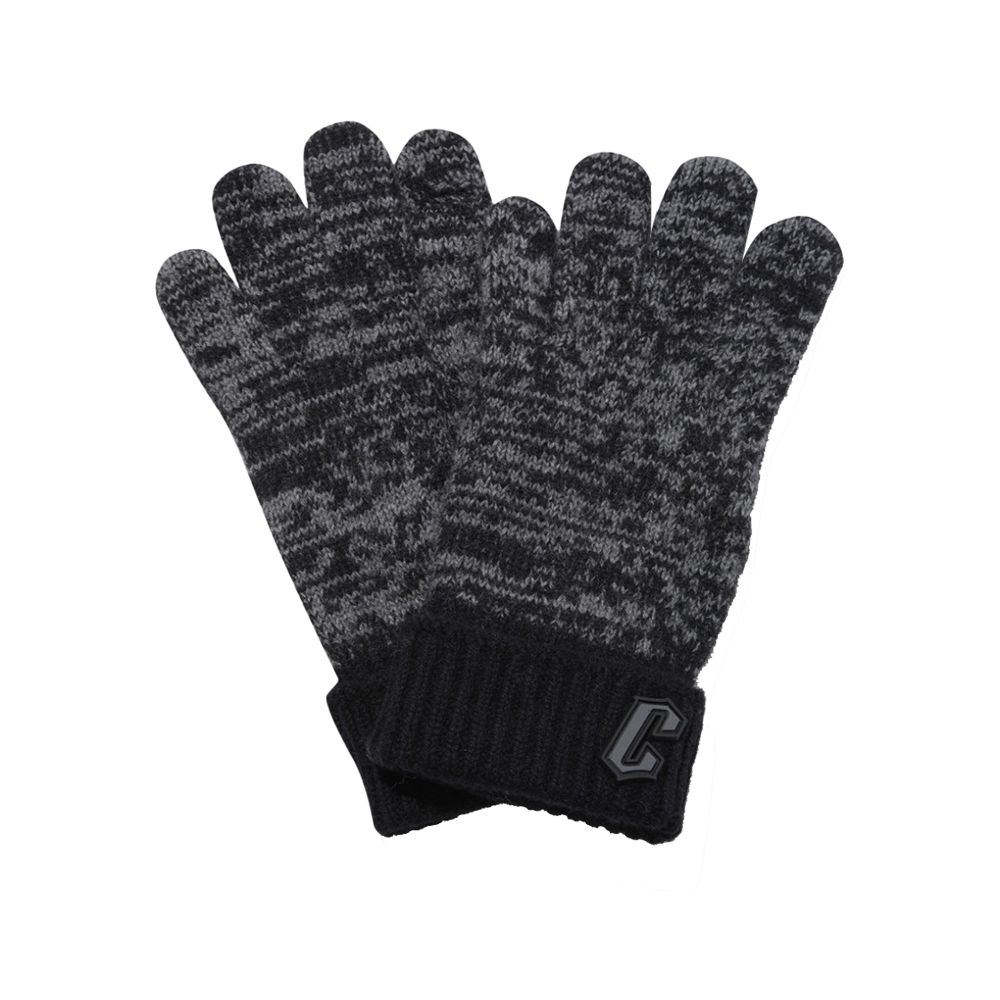 CAHAX24512BKX Customellow Cashmere Blended Knit Gloves Black - 대표 이미지 #1