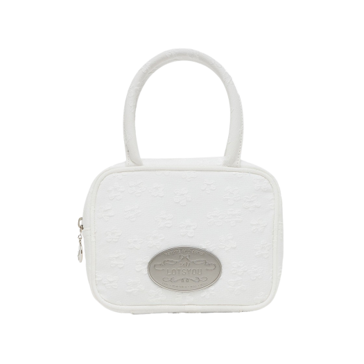 PWTF5BAW523_03 Lots You Lumpy Bumpy Tote Bag White