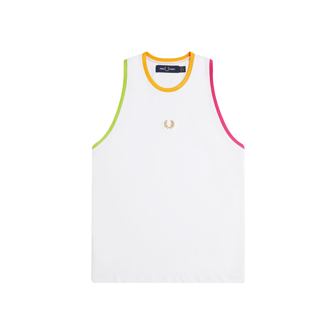 AFPF2519181-100 Fred Perry Womens Tennis Sleeveless White