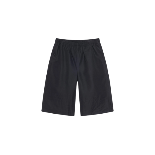 Stussy x Our Legacy Work Shop Laguna Wool Shorts Black Stark Wool