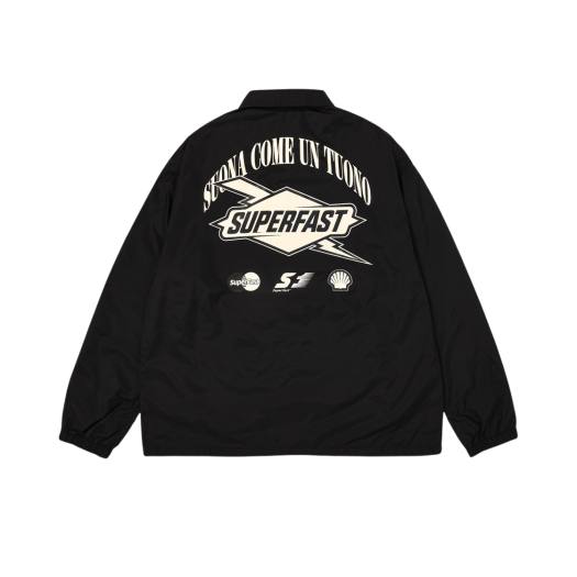 SF22G037-BK Superfast F1 Coach Jacket V2 Black