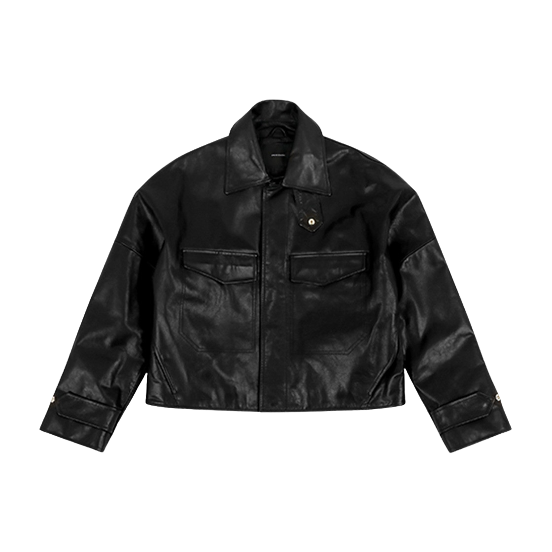 KM4DOTLES64BK Entire Studios Cache Leather Jacket Black - 24FW