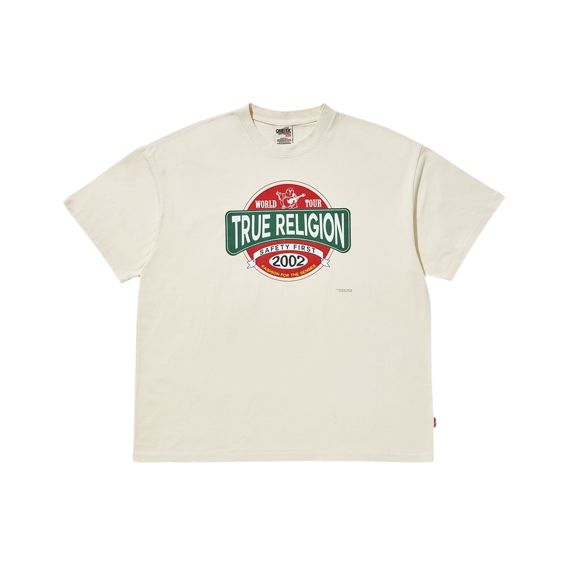 Tシャツ・カットソー True Religion x Sober Rally Championship T-Shirt 트루릴리젼 x 오네이타 랠리 챔피언쉽 티셔츠 아이보리 | True
