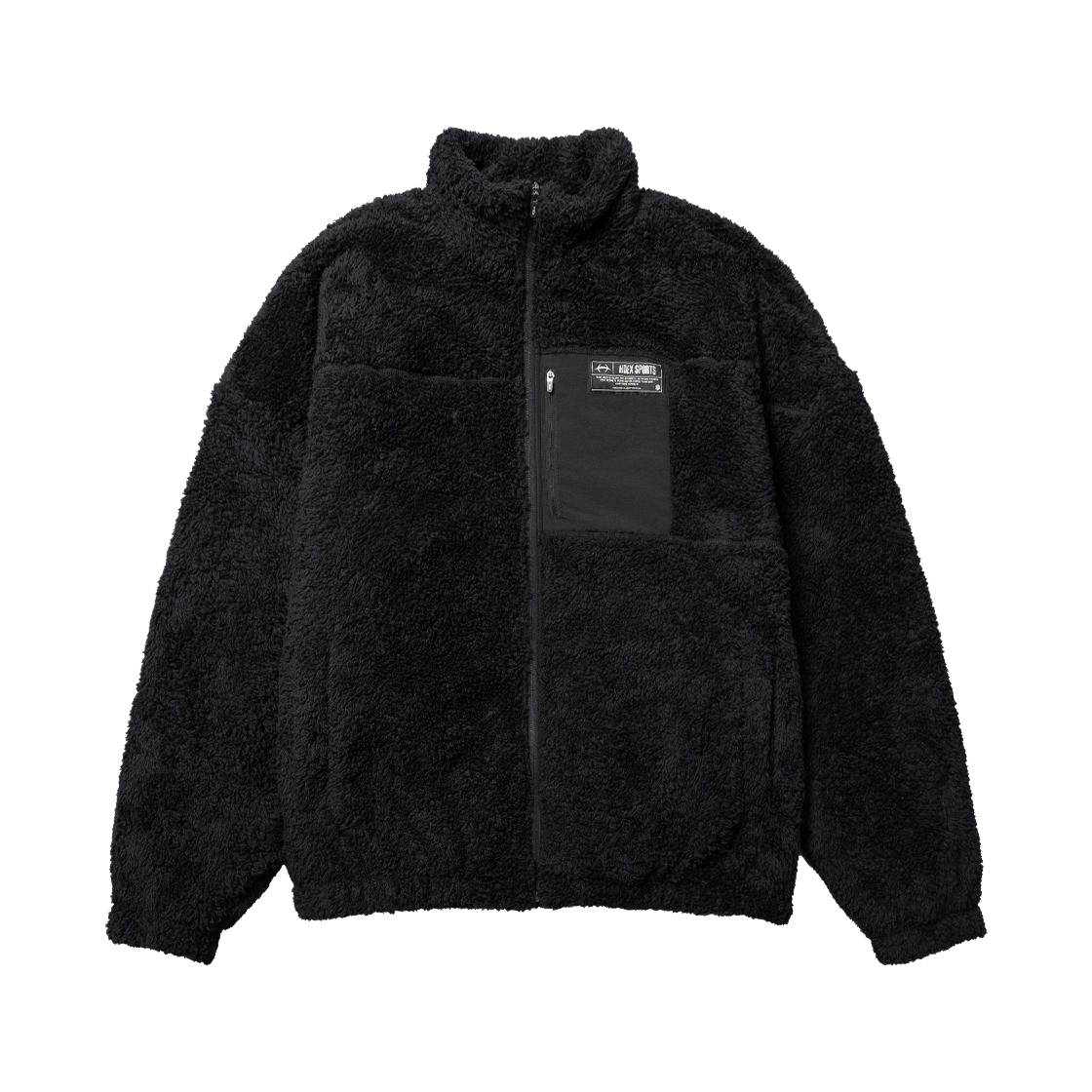 에이치덱스 퍼플리스 집업 블랙