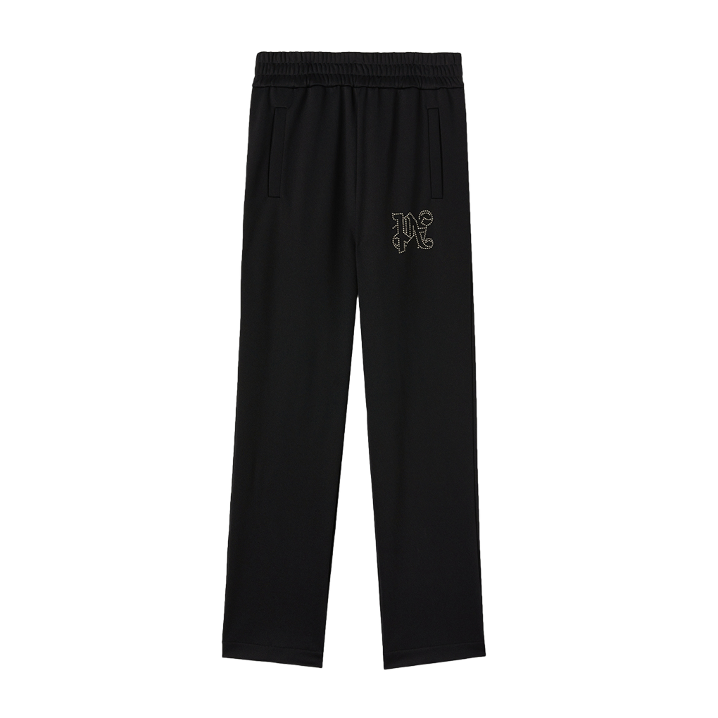 P4QMPA499 Palm Angels Milano Stud Track Pants BLACK