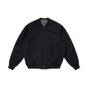 BY RANG Zipped Wool-Tweed Jacket Black