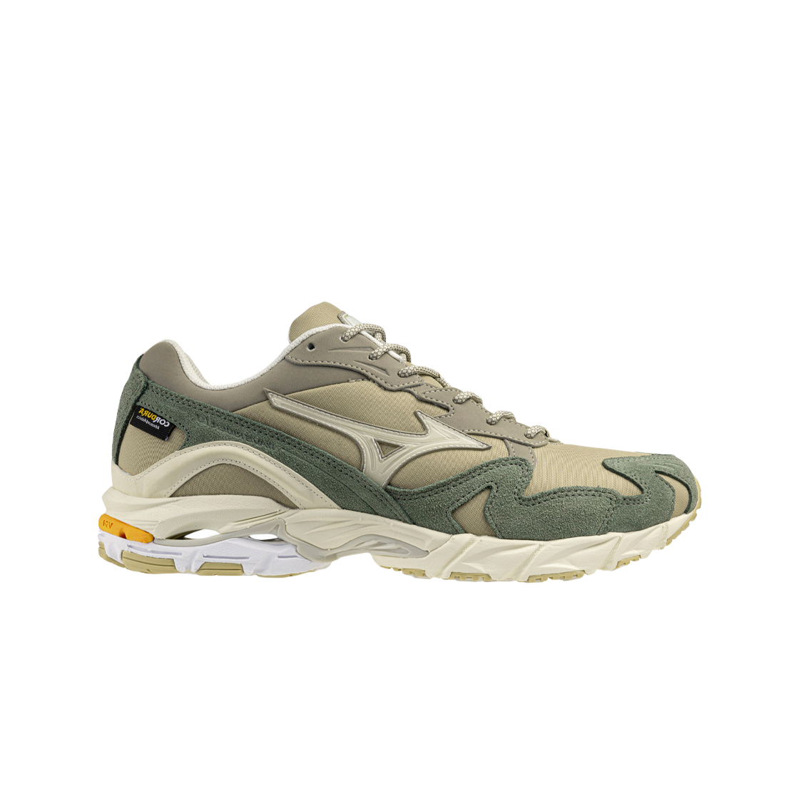 미즈노 웨이브 라이더 10 CORDURA 빈티지 카키 프리스틴 아가베 그린(Mizuno Wave Rider 10 CORDURA Vintage Khaki Pristine Agave Green)