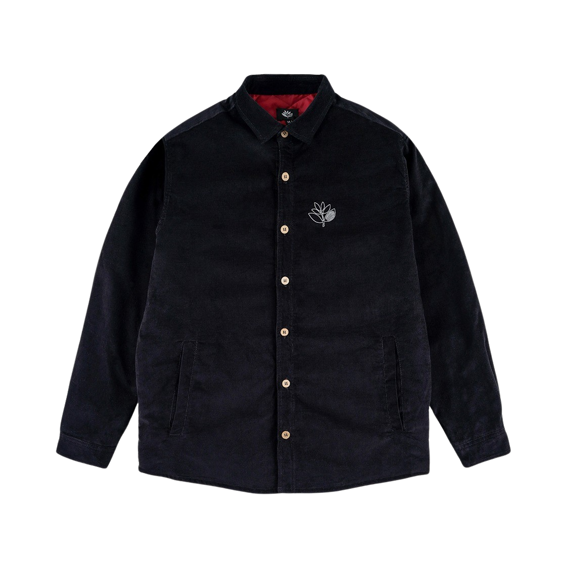 마젠타 스케이트보드 로버 코듀로이 오버셔츠 블랙