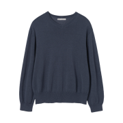 Millo Archive Crop V-Neck Knit Navy