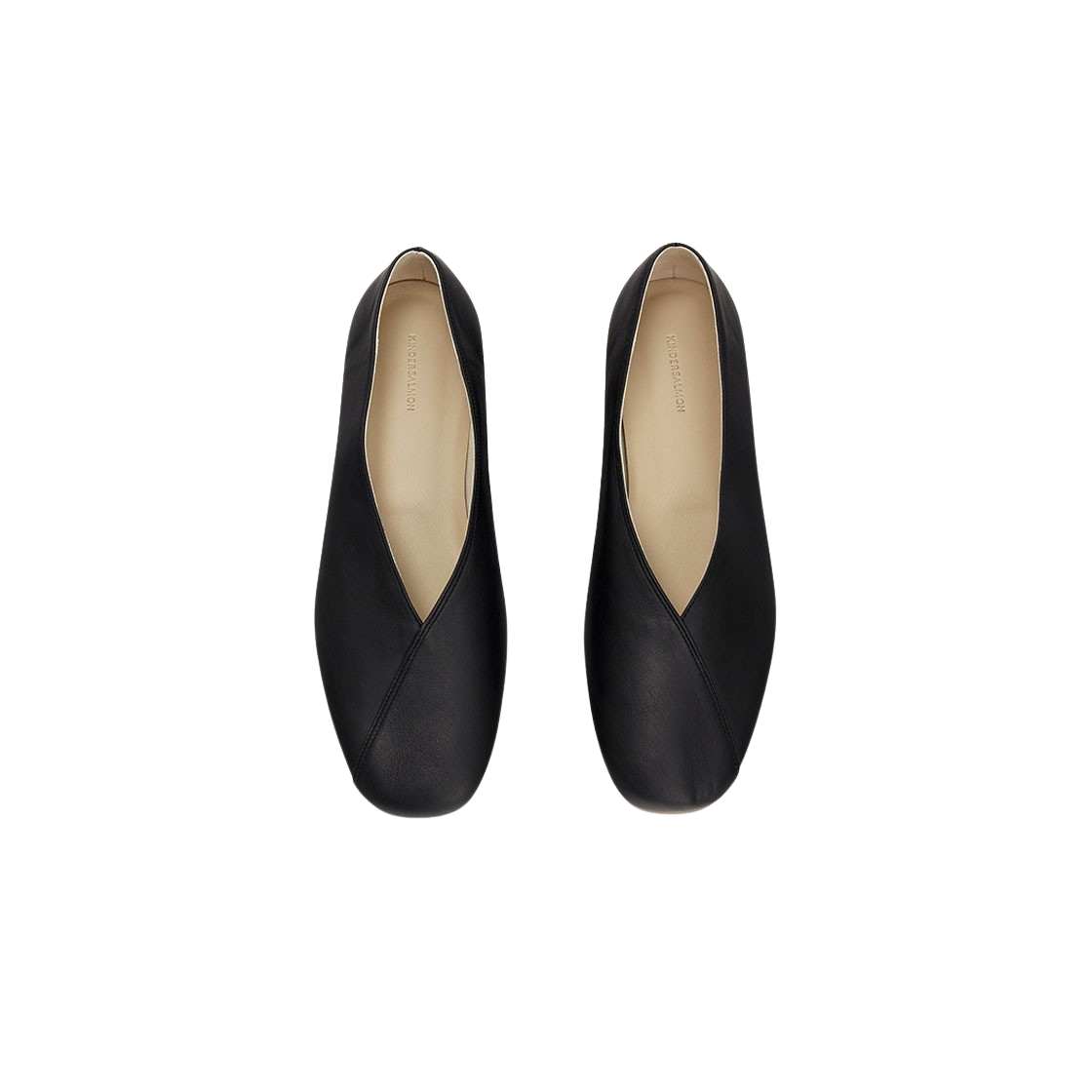 P0000EEJ Kindersalmon Women Edel Stitch Leather Flat Black