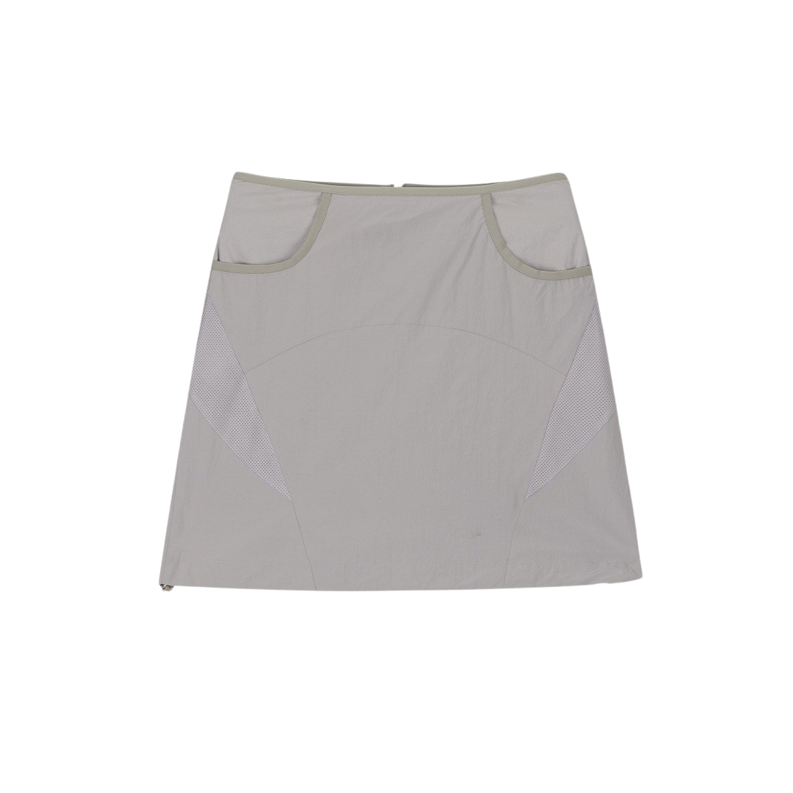 아트오브필드 스트링 미디 스커트 핑크 베이지