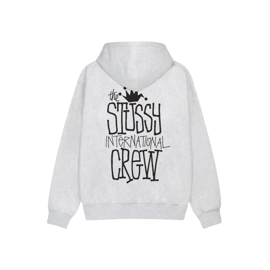 스투시 크라운 인터내셔널 후드 애쉬 헤더 | Stussy | KREAM