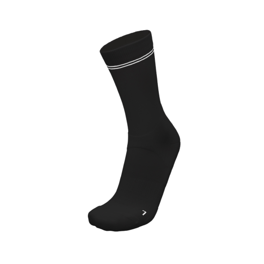 SU-CP-RUN-CREW-BK Socks Up Compression Running Crew Socks Black