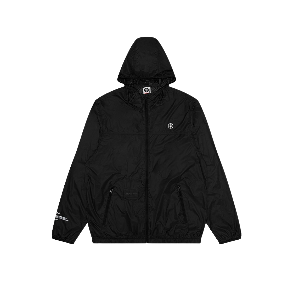 에이프 나우 라이트 웨이트 나일론 자켓 블랙(AAPE Now Light Weight Nylon Jacket Black)