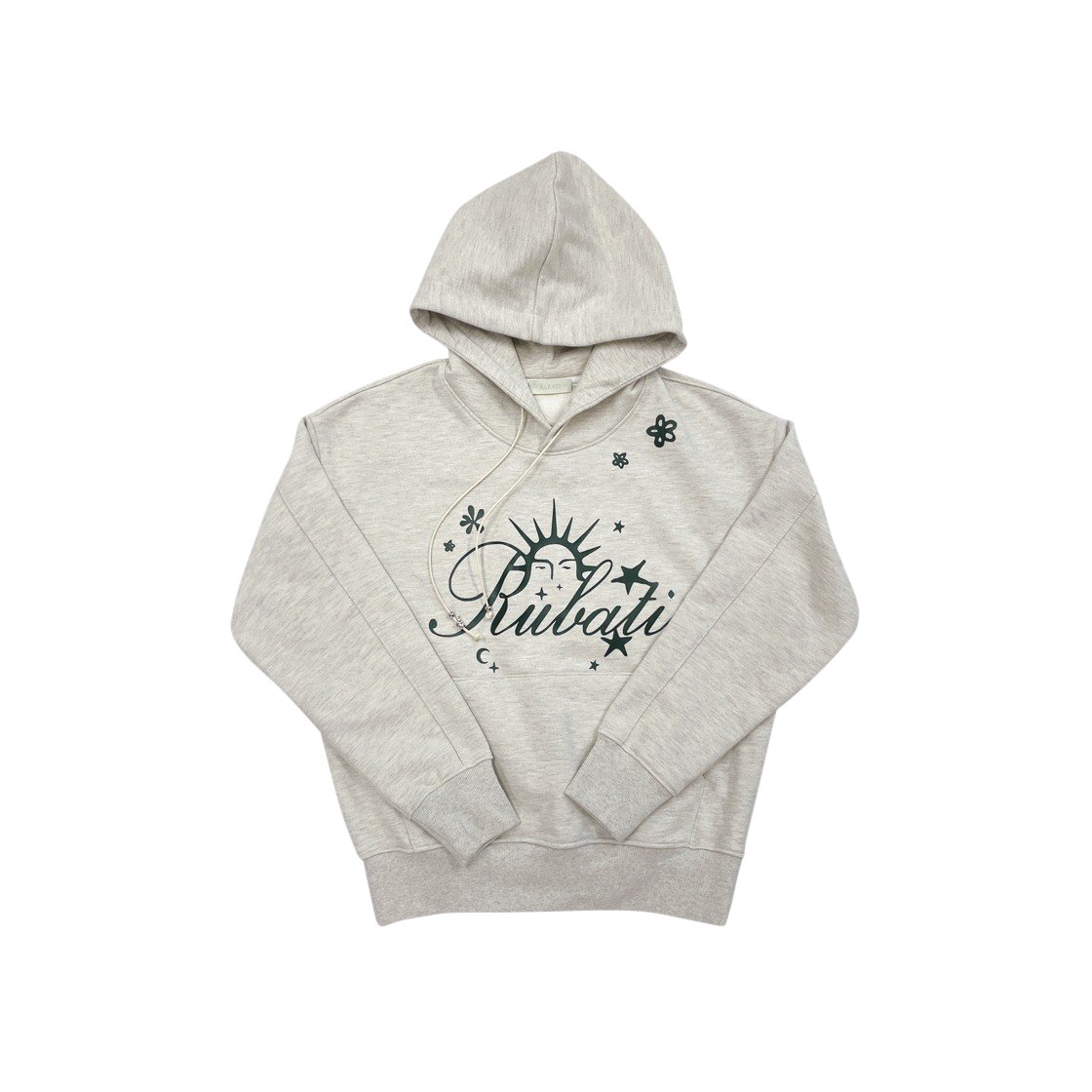 루바티 썬라이즈 로고 후디 오트밀(Rubati Sunrise Logo Hoodie Oatmeal) - 1