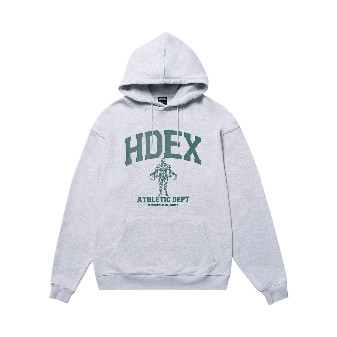 HD23FHD08M02MWH HDEX Compression Hoodie Melangewhite