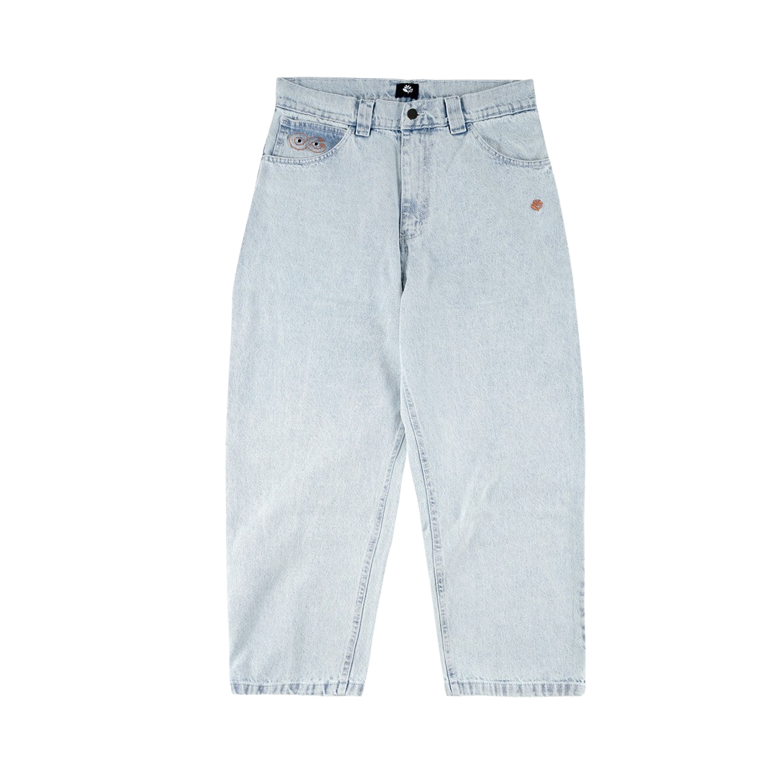 마젠타 스케이트보드 OG 팬츠 울트라워시드 데님