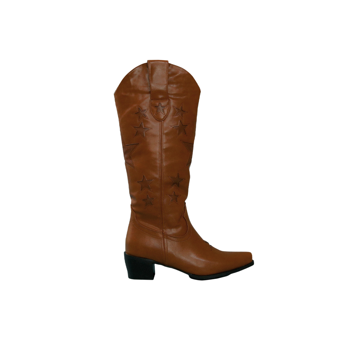 배드블루 레더 카우보이 부츠 브라운(BadBlue Leather Cowboy Boots Brown)