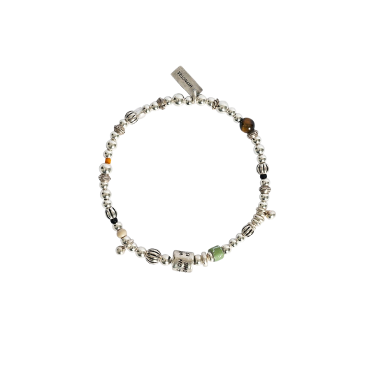 【HYPNOTIZE】KAREN SILVER MACRAME BRACELET▲TXT着用 5年保証』 HYPNOTIZE】KAREN SILVER BRACELET△TXT着用 MACRAME