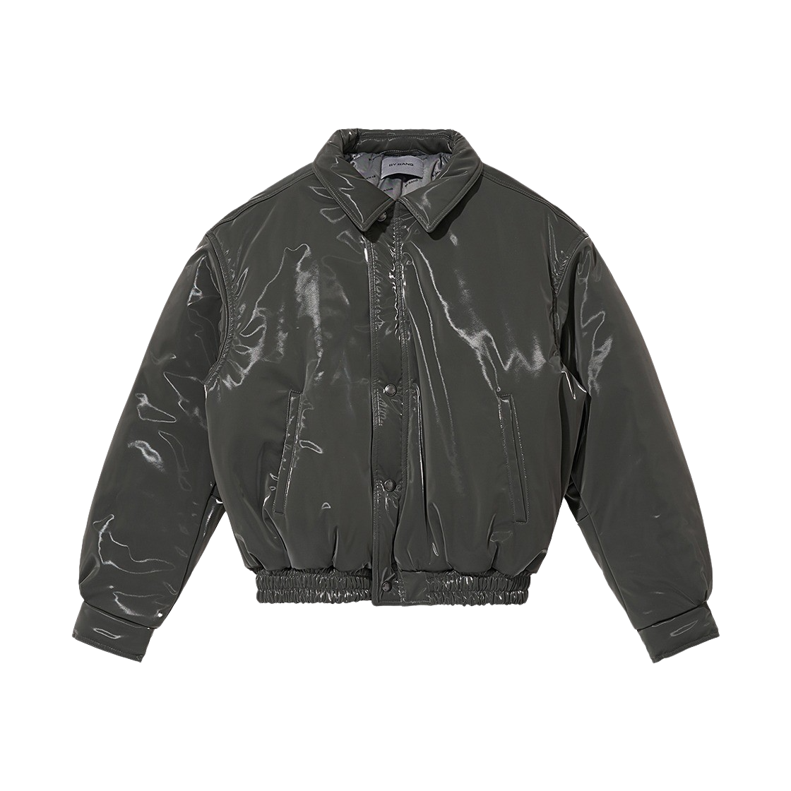 바이랑 글리터 봄버 자켓 그레이(BY RANG Glitter Padded Bomber Jacket Grey) - 1