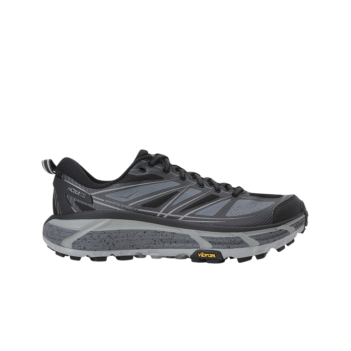 호카 마파테 스피드 2 블랙 캐슬락 - 24SS(Hoka Mafate Speed 2 Black Castlerock - 24SS)
