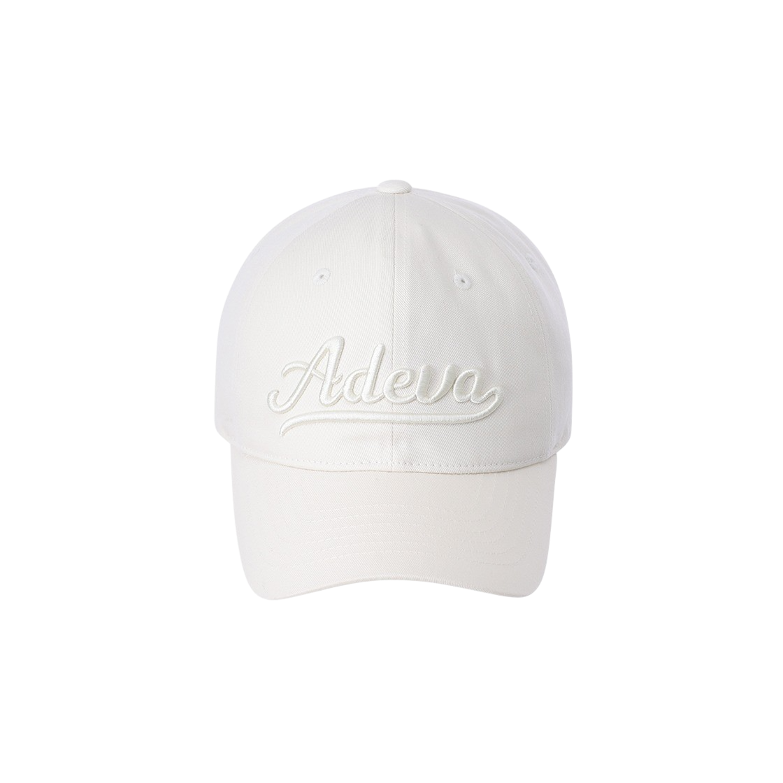 아데바 로고 볼캡 화이트(ADEVA Logo Ball Cap White) - 1