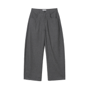 Millo Archive Reflect Stripe Wool Pants Charcoal