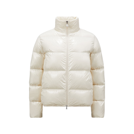 (W) Moncler Abbadia Short Down Jacket Off White - 24FW