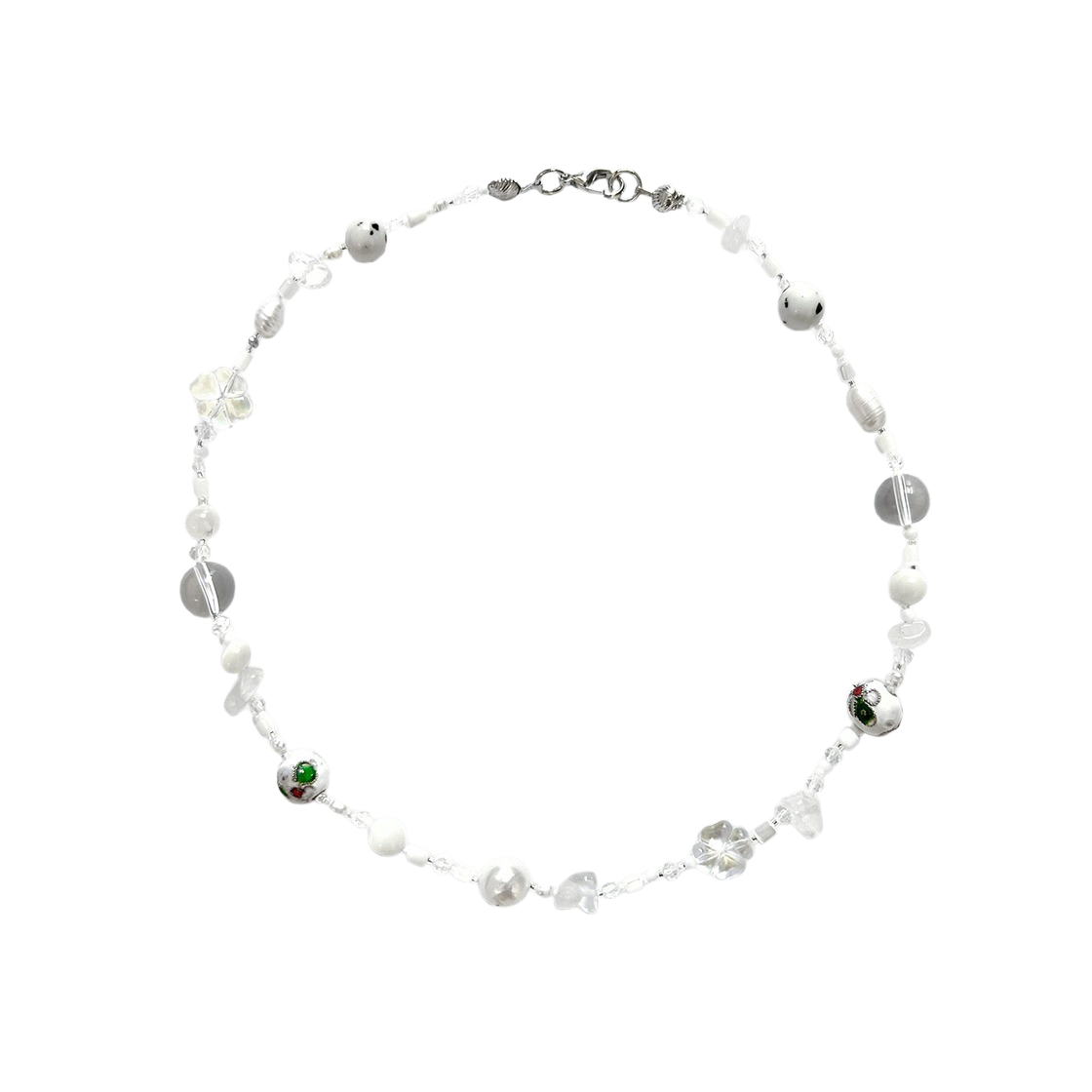 루바티 칼리스토 클로버 네크리스 화이트(Rubati Callisto Necklace White)