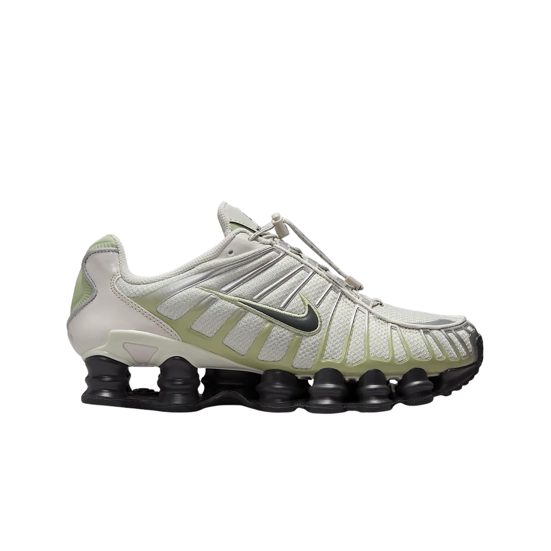 (W) 나이키 샥스 TL 라이트 본 올리브 아우라((W) Nike Shox TL Light Bone Olive Aura)