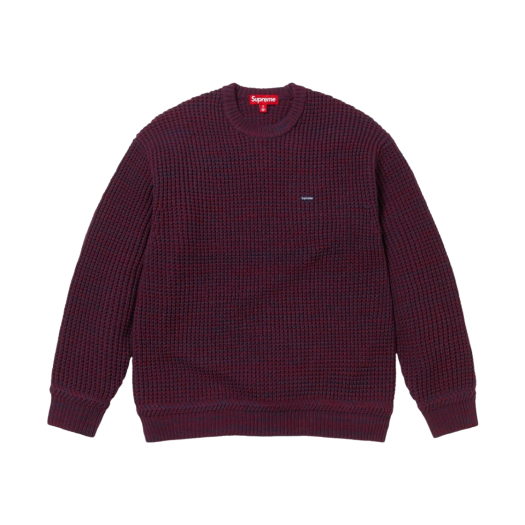 슈프림 와플 스몰 박스 스웨터 블랙 - 24FW | Supreme | KREAM