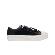 Needles Asymmetric Ghillie Sneakers Black