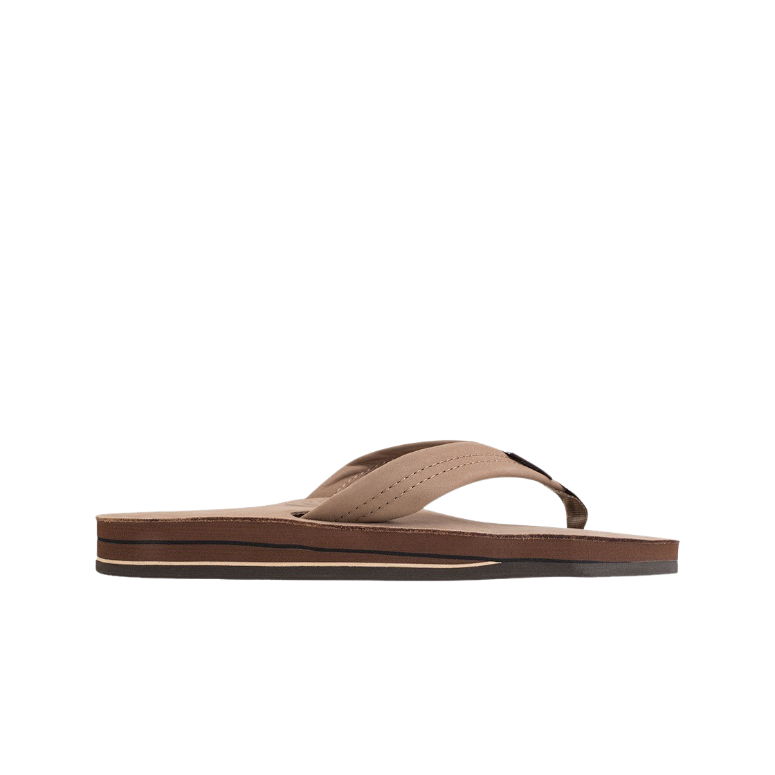 R04 Rainbow Sandals Double Layer Dark Brown - 대표 이미지 #1