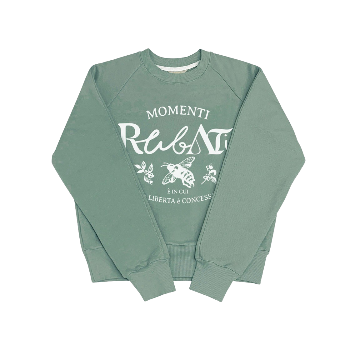 루바티 허니비 스웻셔츠 피스타치오(Rubati Honeybee Sweatshirt Pistachio) - 1