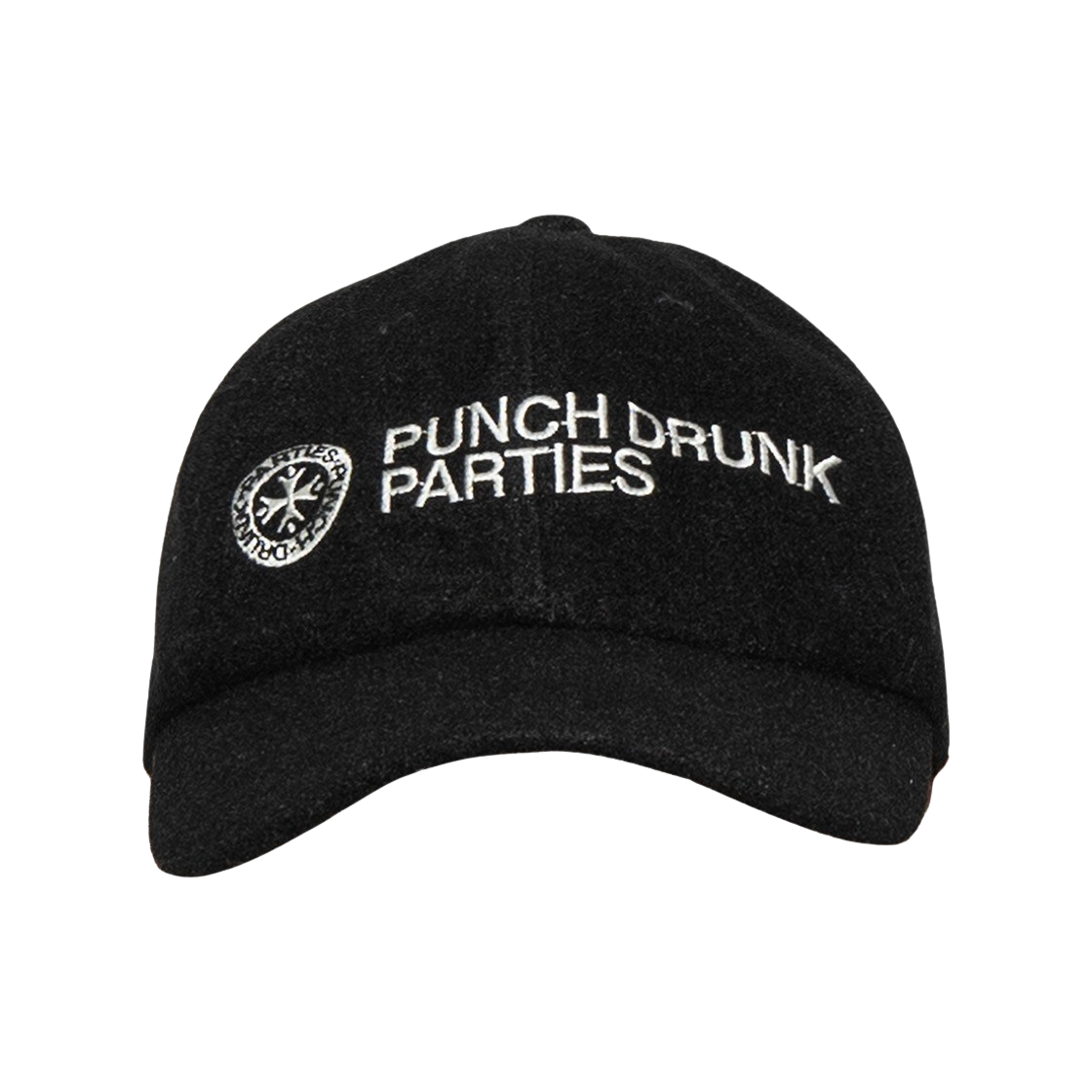 PDPCP12BKF Punch Drunk Parties HQ Logo Wool Cap Black - 대표 이미지 #1