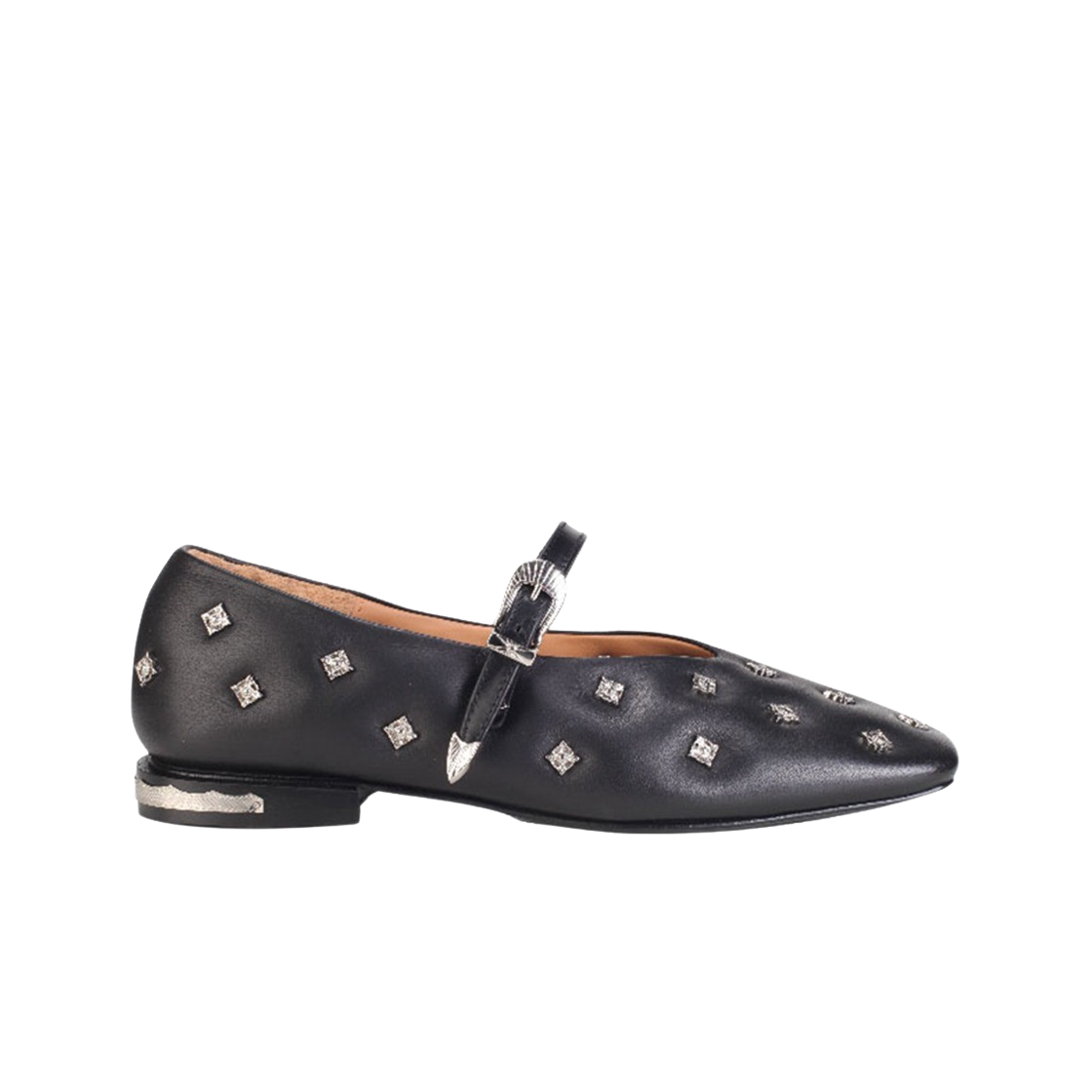 토가 풀라 우먼 AJ1342 소프트 레더 블랙 - 24FW(Toga Pulla Women AJ1342 Soft Leather Black - 24FW)