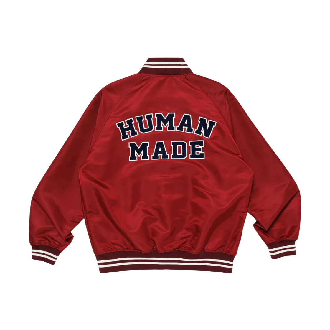 휴먼 메이드 나일론 스타디움 자켓 버건디 | Human Made | KREAM