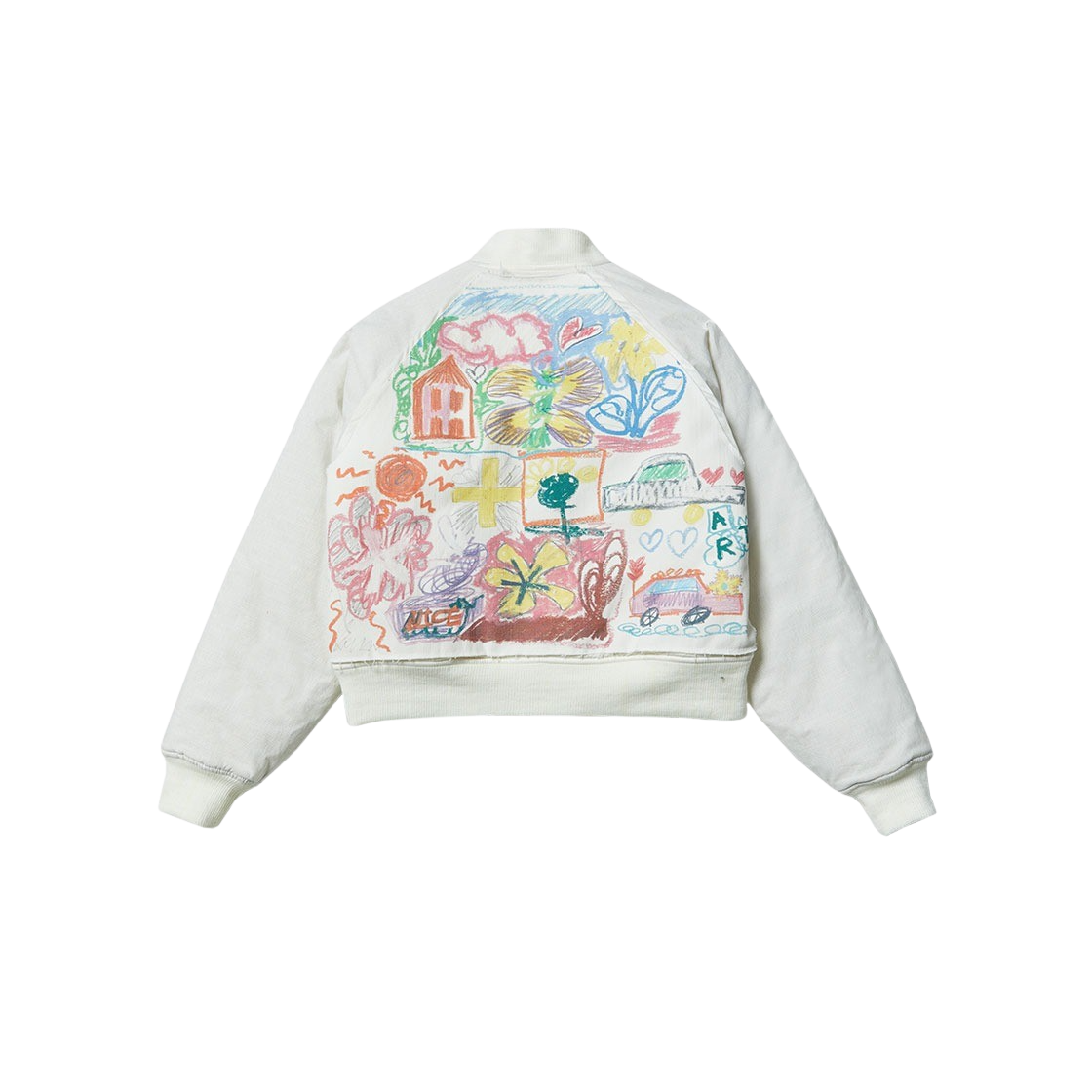 ◆THE MUSEUM VISITOR◆ CRAYON ART BOMBER JACKET 08710 더뮤지엄비지터 크레용 아트 봄버 자켓 - 23PS | The Museum